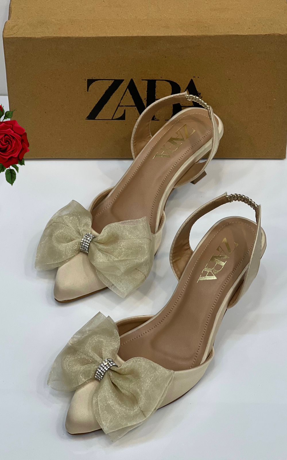 Velona Bow Tissue Heel (Fown)