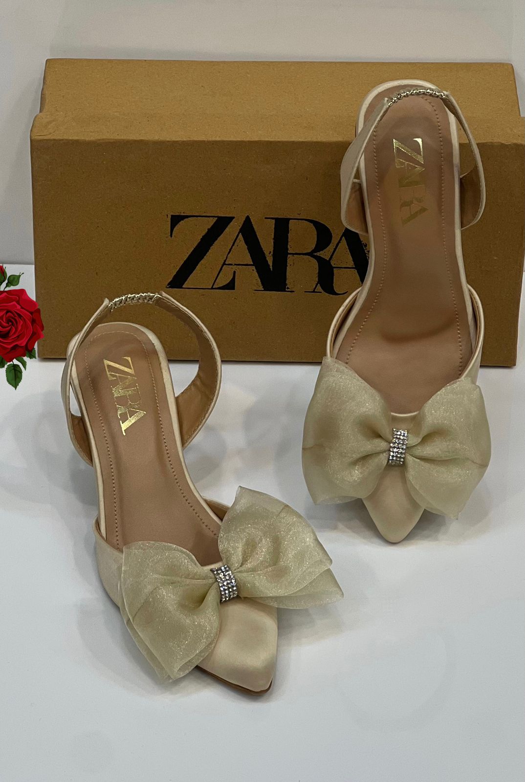 Velona Bow Tissue Heel (Fown)