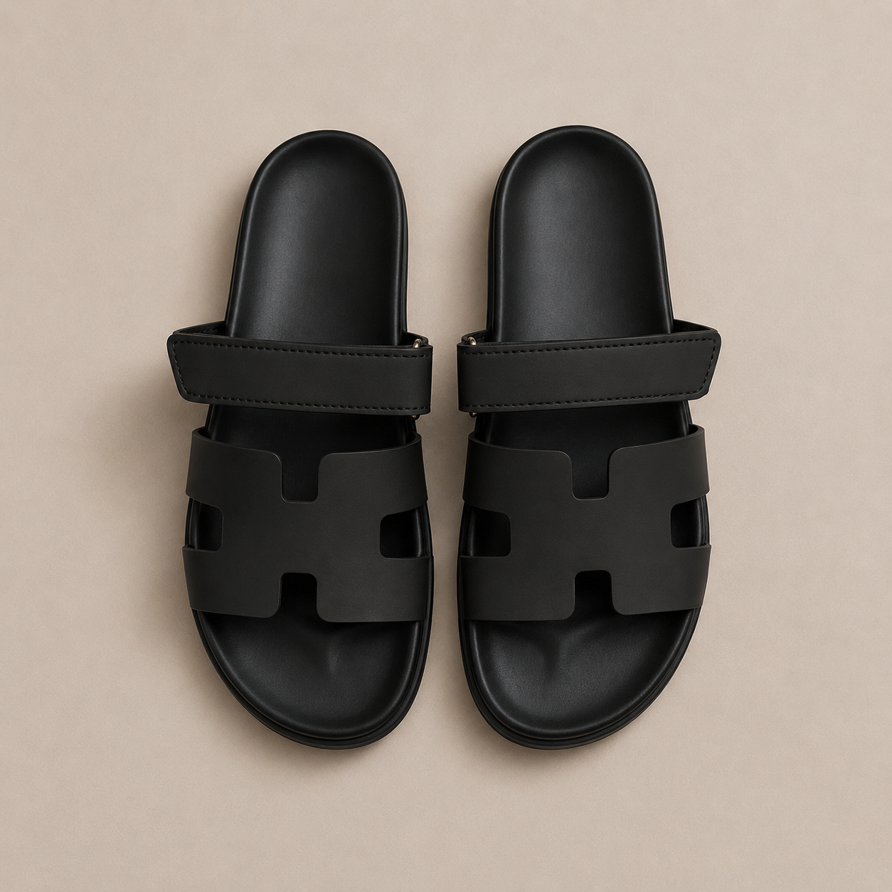 HMES CHYPREE SANDALS - BLACK