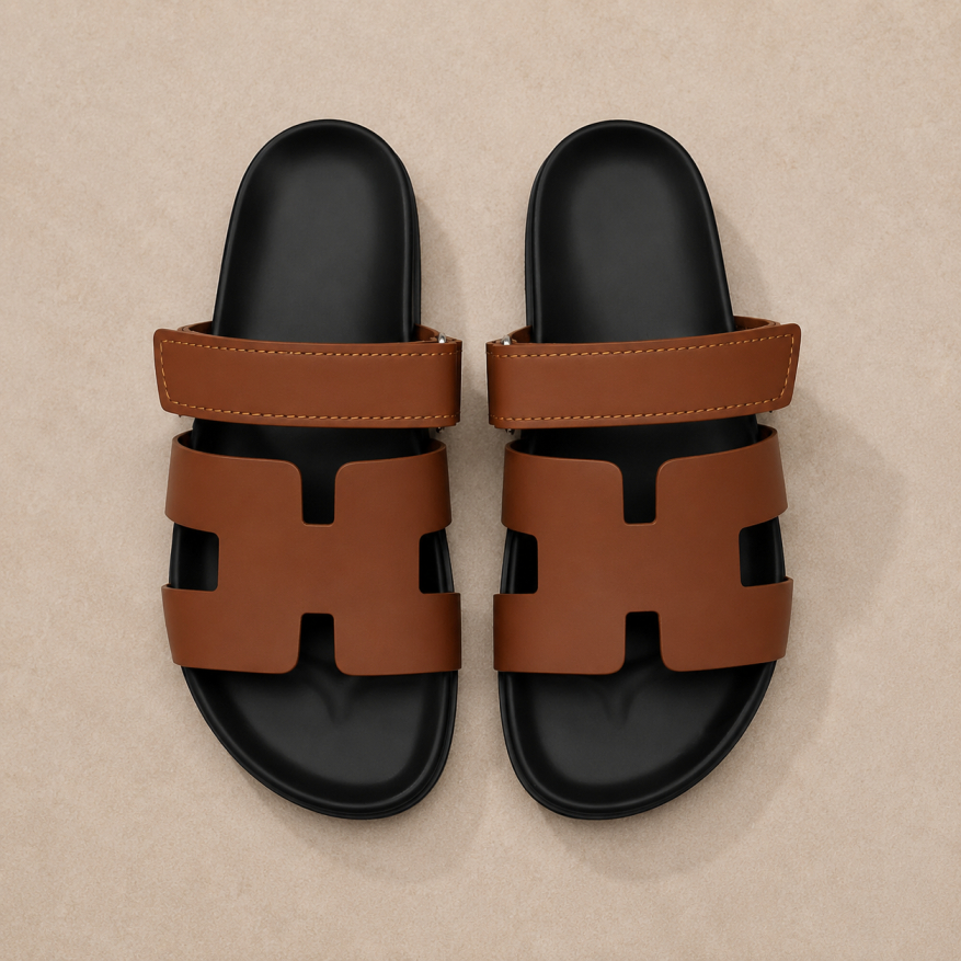 HMES CHYPREE SANDALS - BROWN
